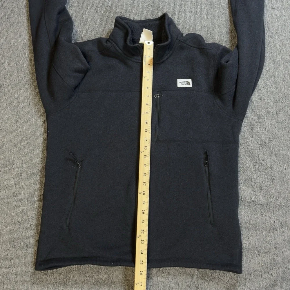 The‎ North Face Fleece Jacket Mens Medium Black Full Zip Pockets Gorpcore Cozy